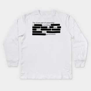 Trust Your Government Kids Long Sleeve T-Shirt